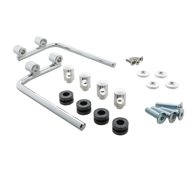 Flyscreen pour Vespa PX 80-200ccm, support argenté, clair