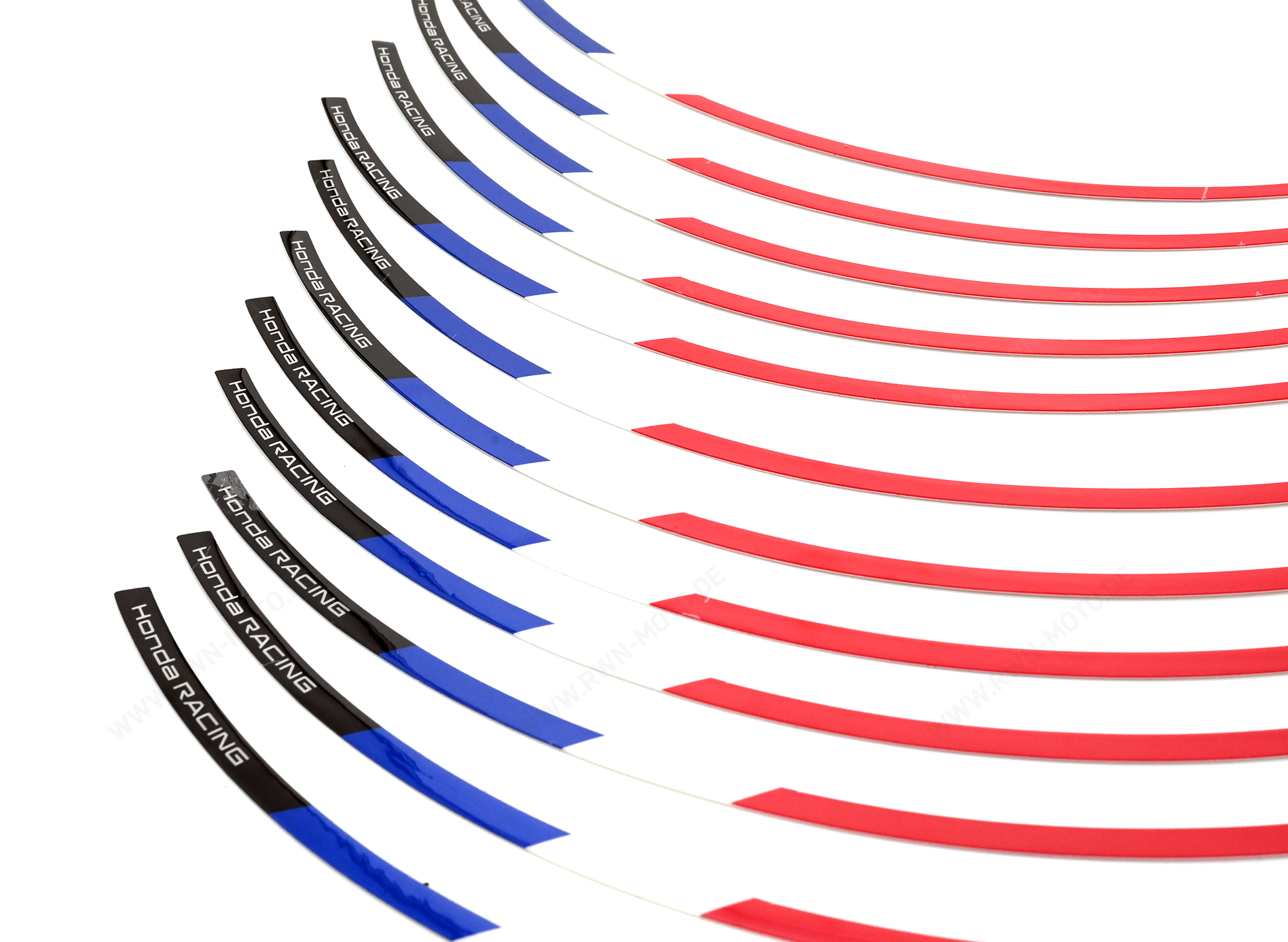 Autocollant de bord de jante "Tri-Colour" pour Honda CBR 600 RR (24-) Original