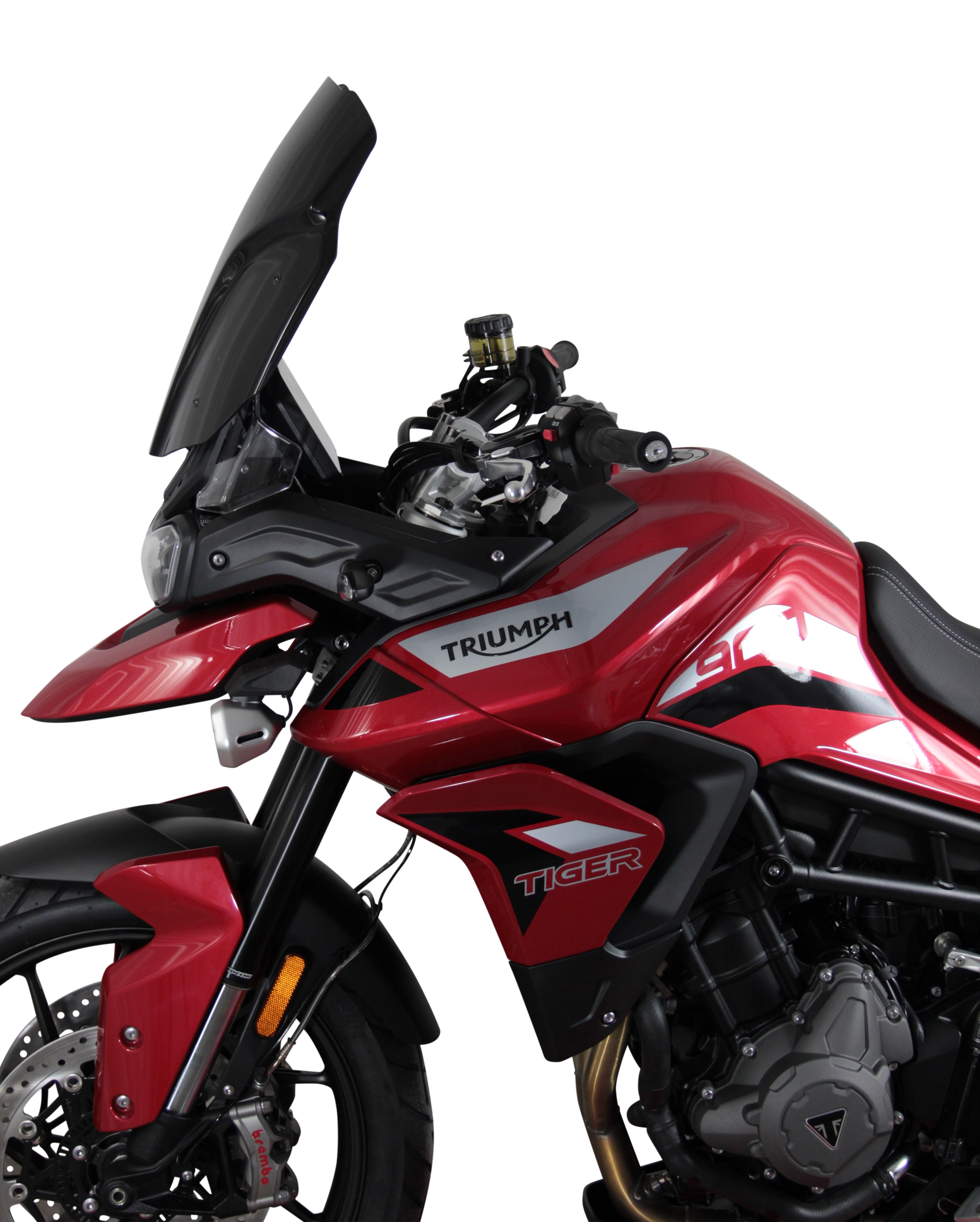 Pare-brise de randonnée MRA "TM" pour TRIUMPH TIGER 900 /GT PRO (année 19-) - gris fumée