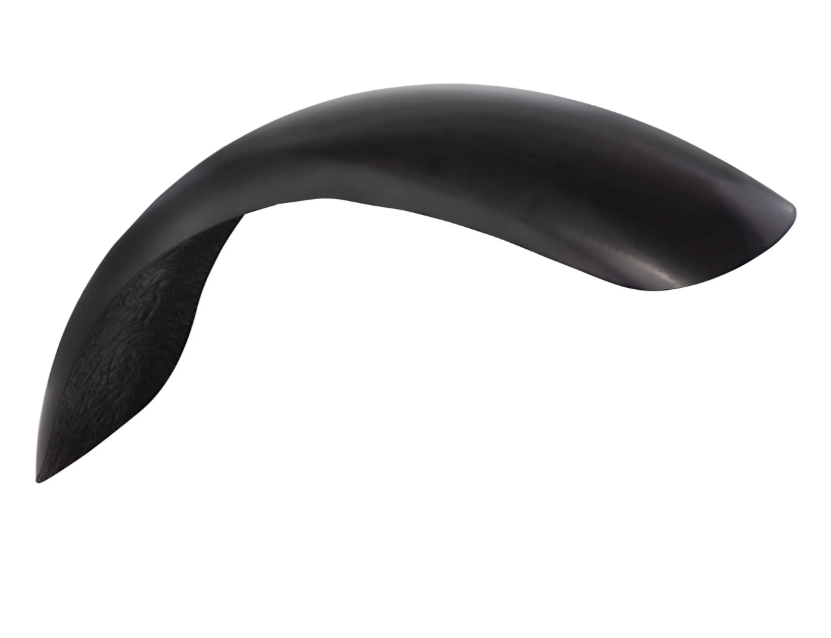 Aile Garelli Race EVO II sans support, universel pour Vespa PX 80-200ccm, GFK, noir