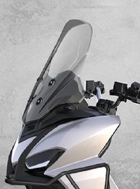 Pare-brise transparent avec support pour Aprilia SR GT 125 / 200