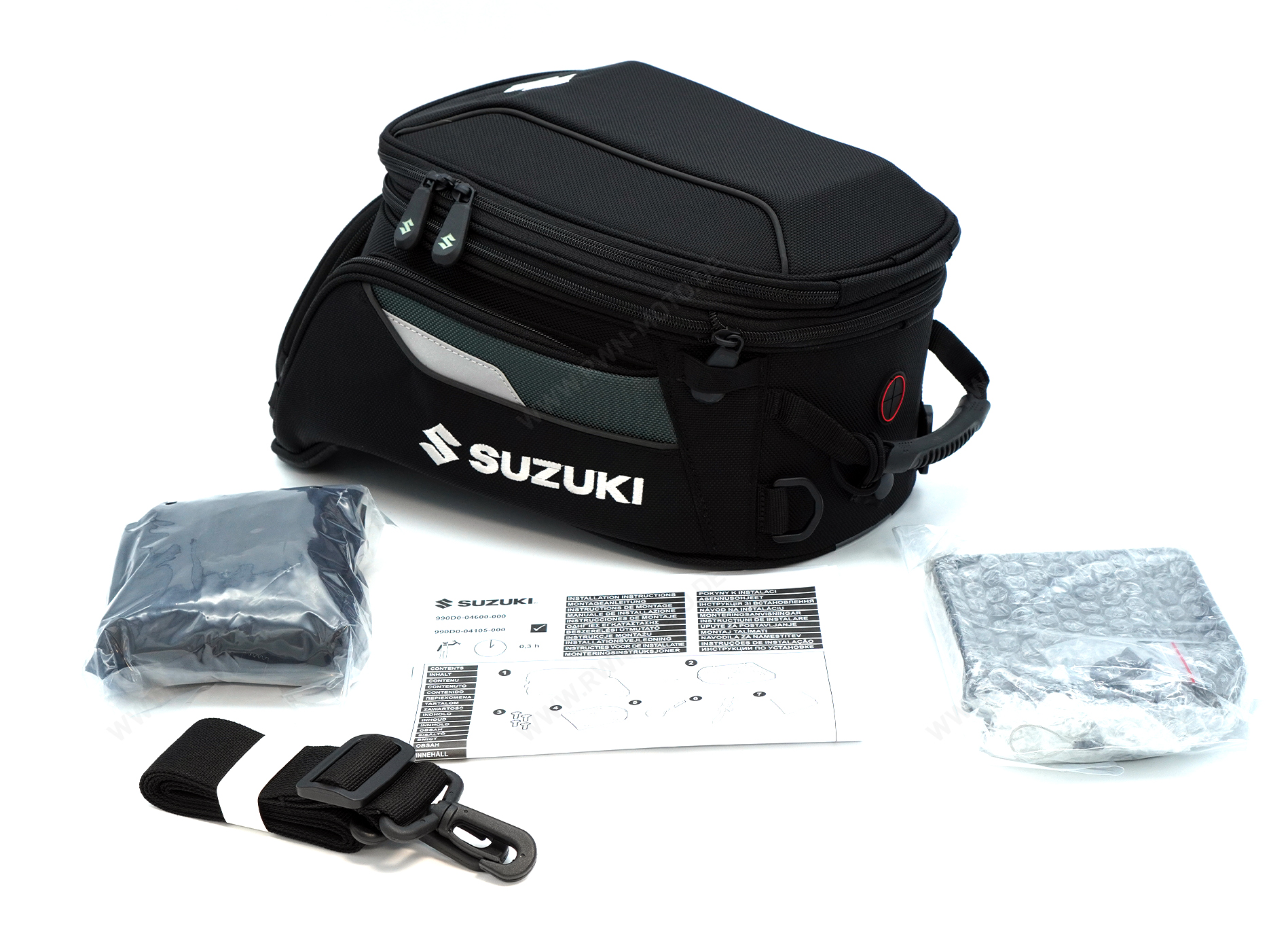 Sacoche de réservoir grande 11-15 L. pour modèles Suzuki Original