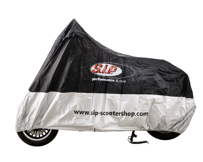 Garage pliable Outdoor "Scooter", taille M-L, noir/argenté