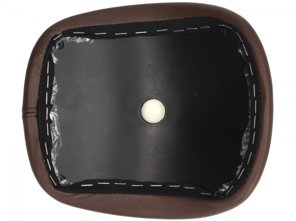 Coussin dorsal original en cuir véritable pour Vespa Primavera / Sprint / Elettrica - Marron