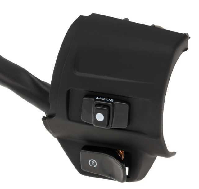 Interrupteur DMP droit pour Vespa Primavera/Sprint, noir mat