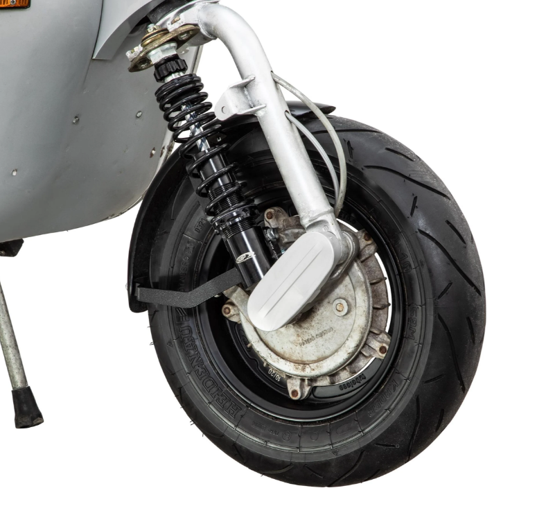 Aile 2.0 Garelli Race EVO II pour Vespa PX 80-200ccm, GFK noir, support noir