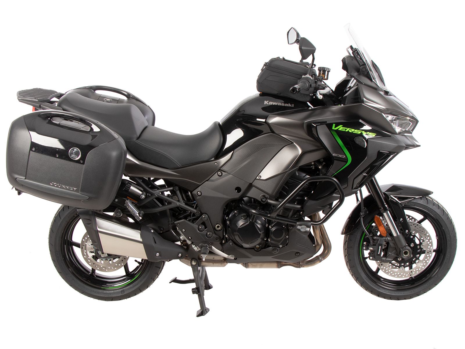 Anneau de réservoir Basic avec unité de fermeture de la sacoche de réservoir pour Kawasaki Versys 1100 /SE (25- ) Hepco & Becker