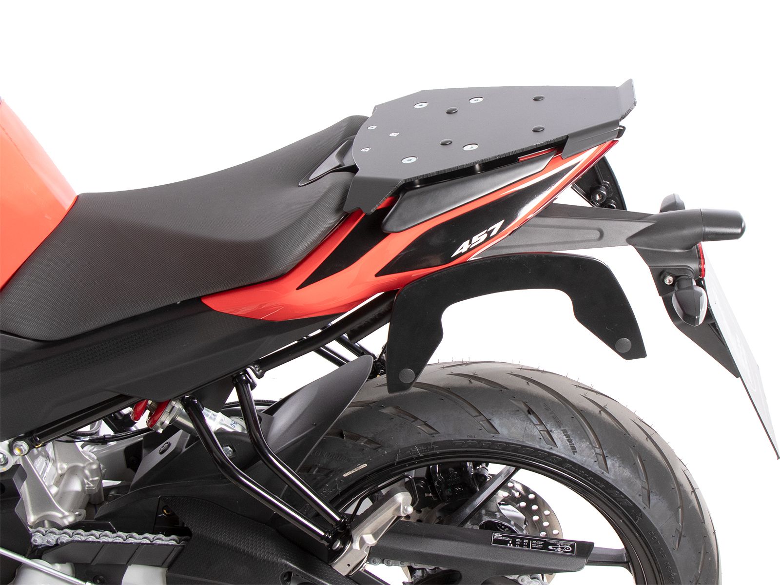 Rack sport vissé noir pour Aprilia Tuono 457 (25- ) Hepco & Becker