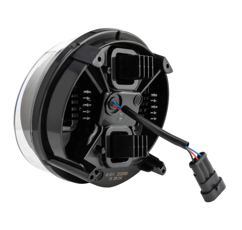 Phare ZELIONI Black Edition LED pour Vespa GTS/GTS Super HPE 125-300 (19-22), noir