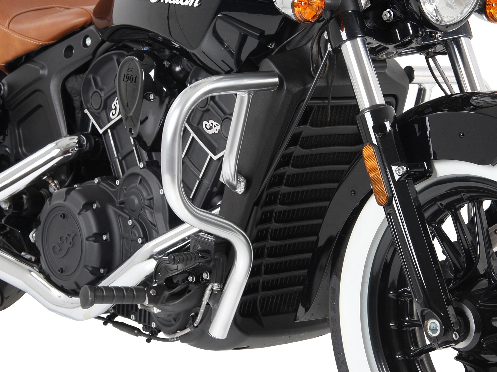 Arceau de protection moteur chromé pour Indian Scout Bobber (2017-)
