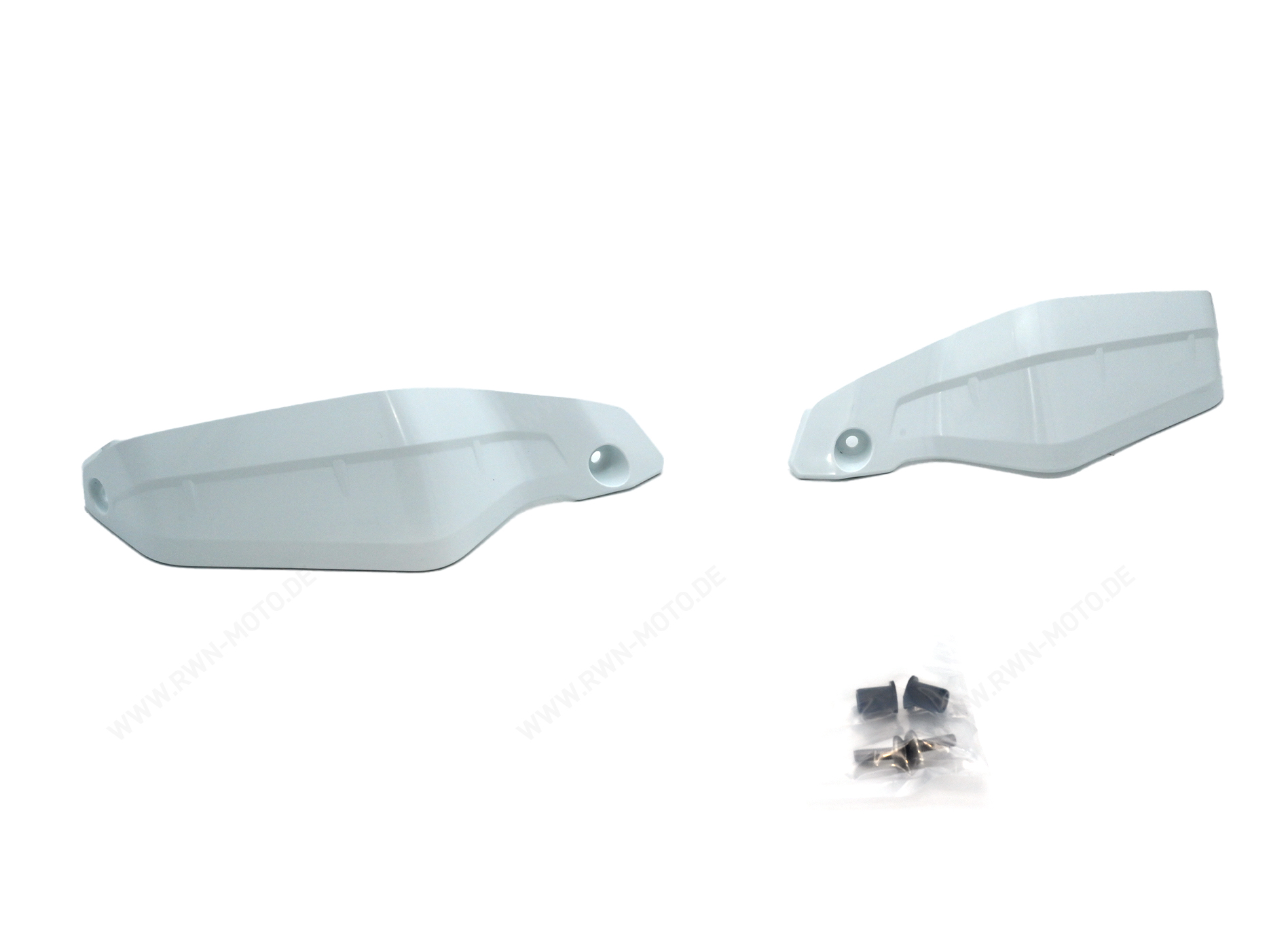Protège-mains blancs pour XL 750 Transalp (23-)/E-Clutch (26-) et CRF1100L Africa Twin (20-)