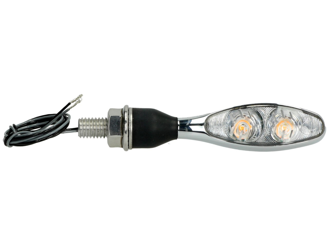 Clignotants Kellermann, Micro 1000 Extreme, acier, LED, V/H, G/D, 12 V, chrome brillant, M8x20