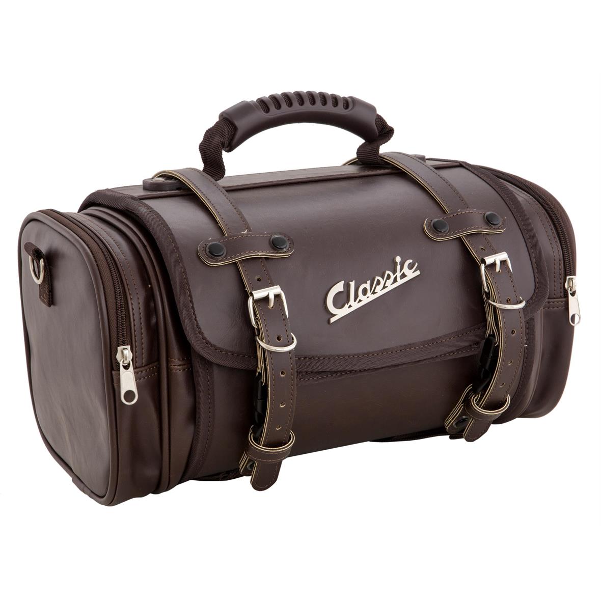 Sac "Classic" petit pour Vespa - marron foncé, similicuir