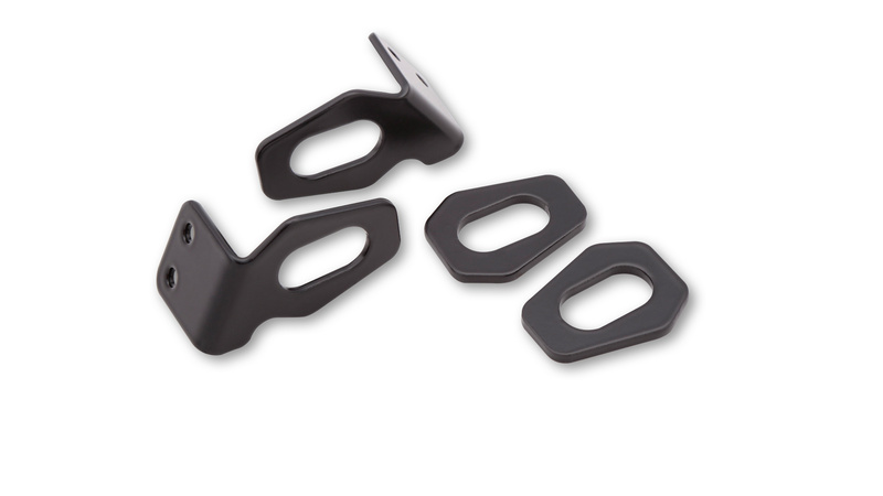 HIGHSIDER pro Adaptateur de clignotant Pour clignotant d'origine, Pour support de plaque d'immatriculation, Pour Honda