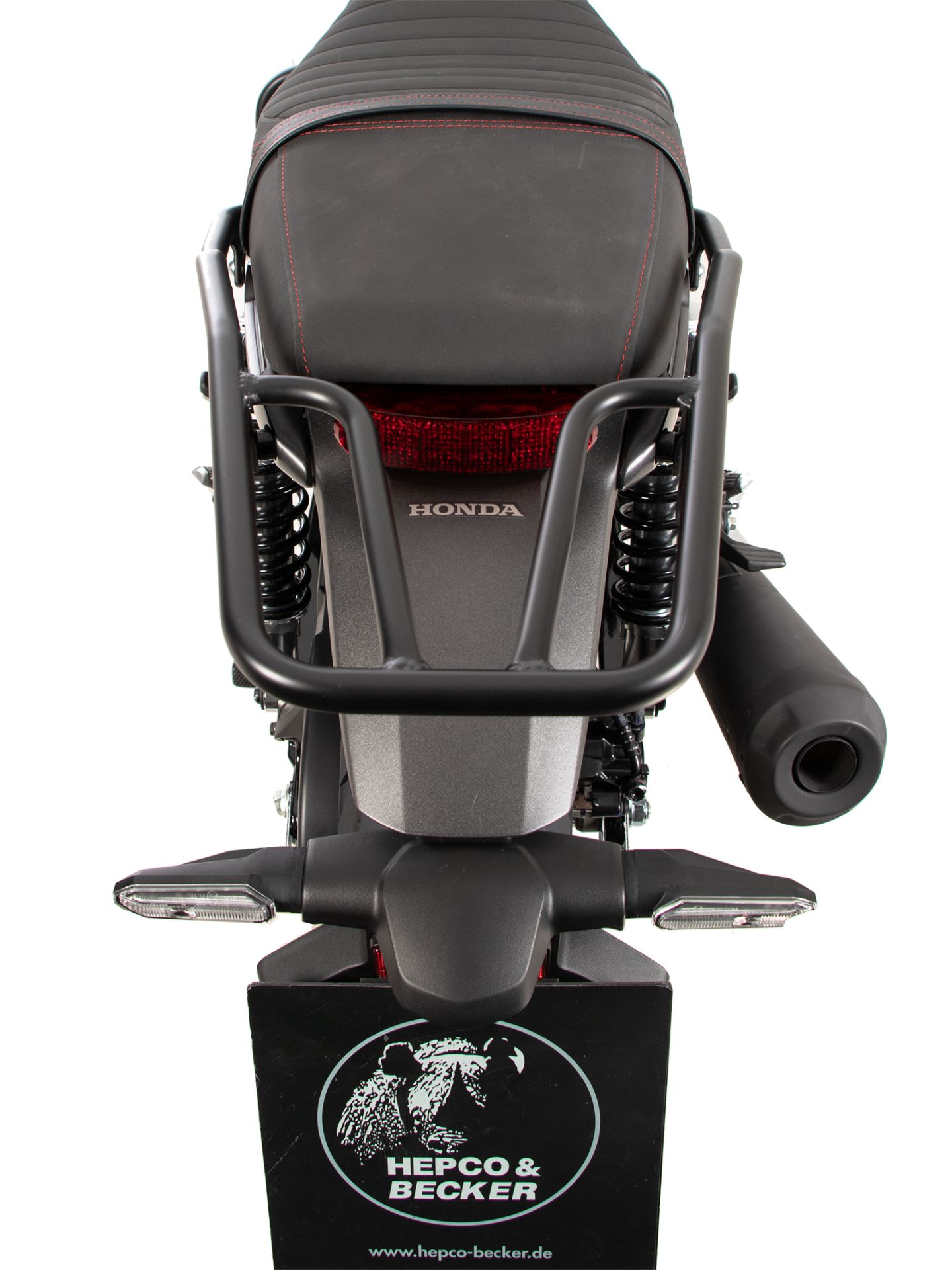 Porte-bagages tubulaire noir pour Honda GB 350 S (25-) Hepco & Becker