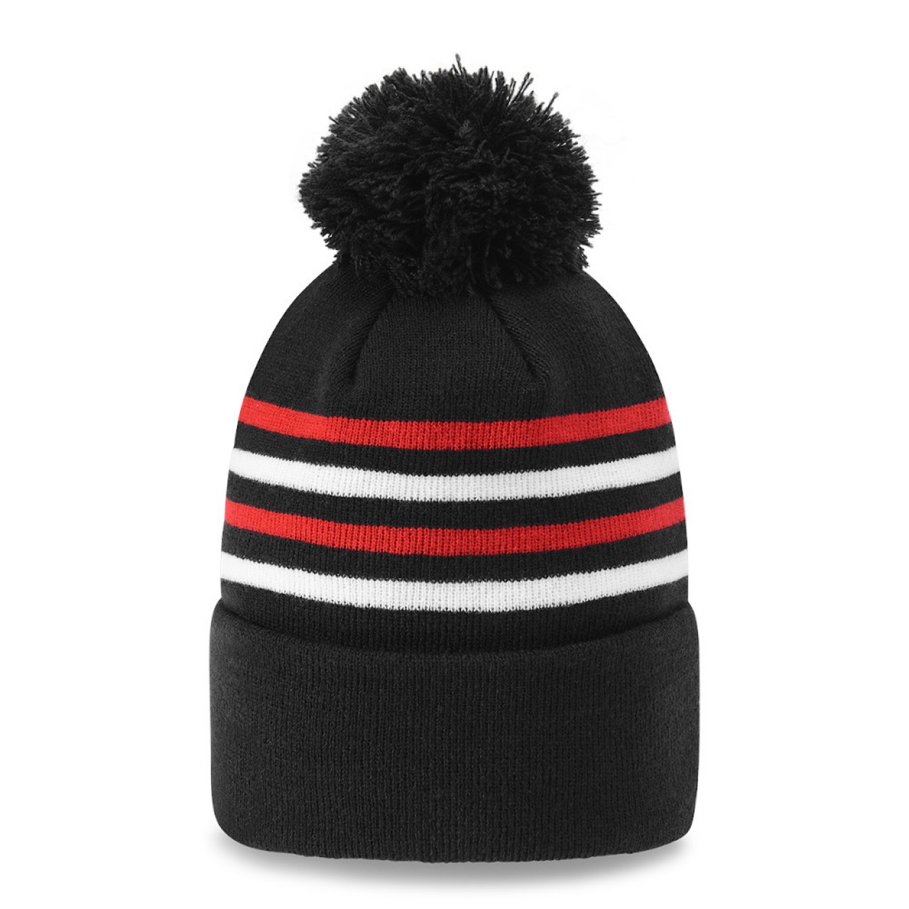 Aprilia bonnet tricoté NEW ERA noir, rouge, blanc