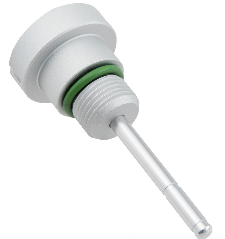 Bouchon de remplissage d'huile moteur pour Vespa, argent mat