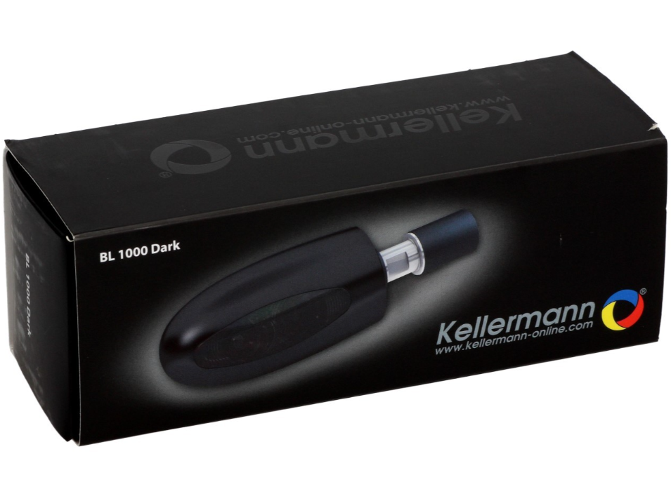 Clignotant Kellermann, BL 1000 Dark, acier, LED, VR/VL, 12 V, noir satiné, homologué E