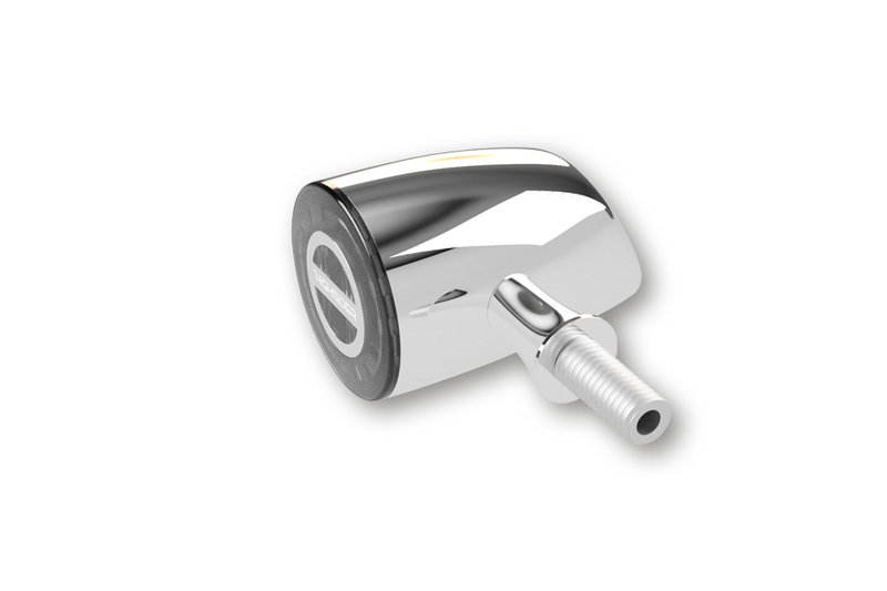 HIGHSIDER Pro Rocket Classic LED Indicator boîtier chromé / lentille gris fumée (paire), avant & arrière