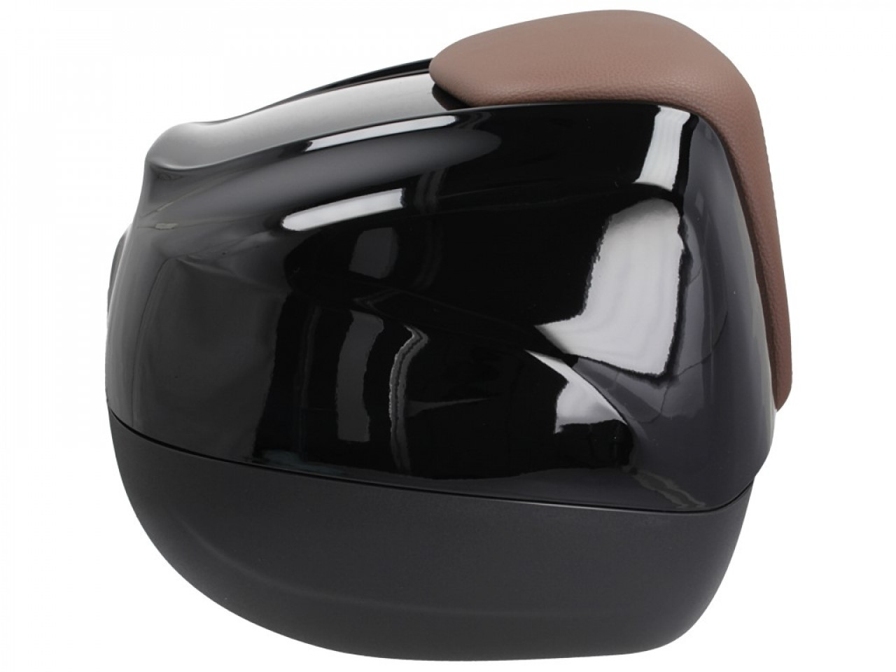 Top case 37L pour Beverly Original Piaggio - NERO LUCIDO 90/B