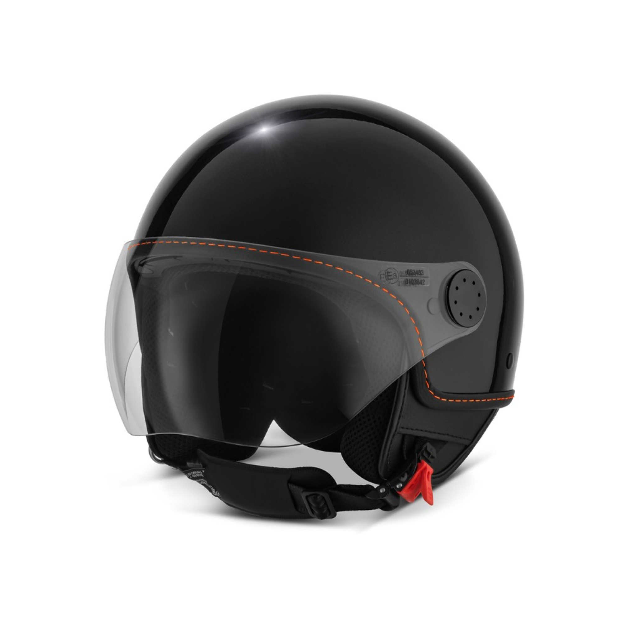 Casque intégral Vespa Visor 4.0 noir / orange - L2