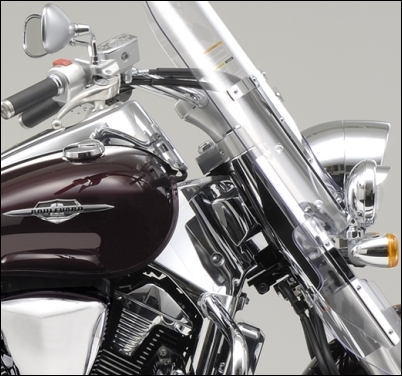 Couvercle de tête de commande, chromé pour Suzuki C1800R BJ. 2008-2012