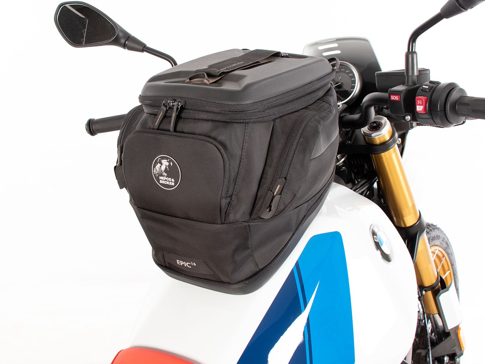 Anneau de réservoir Basic avec unité de fermeture de la sacoche de réservoir pour BMW R 12 G/S (25-) Hepco & Becker