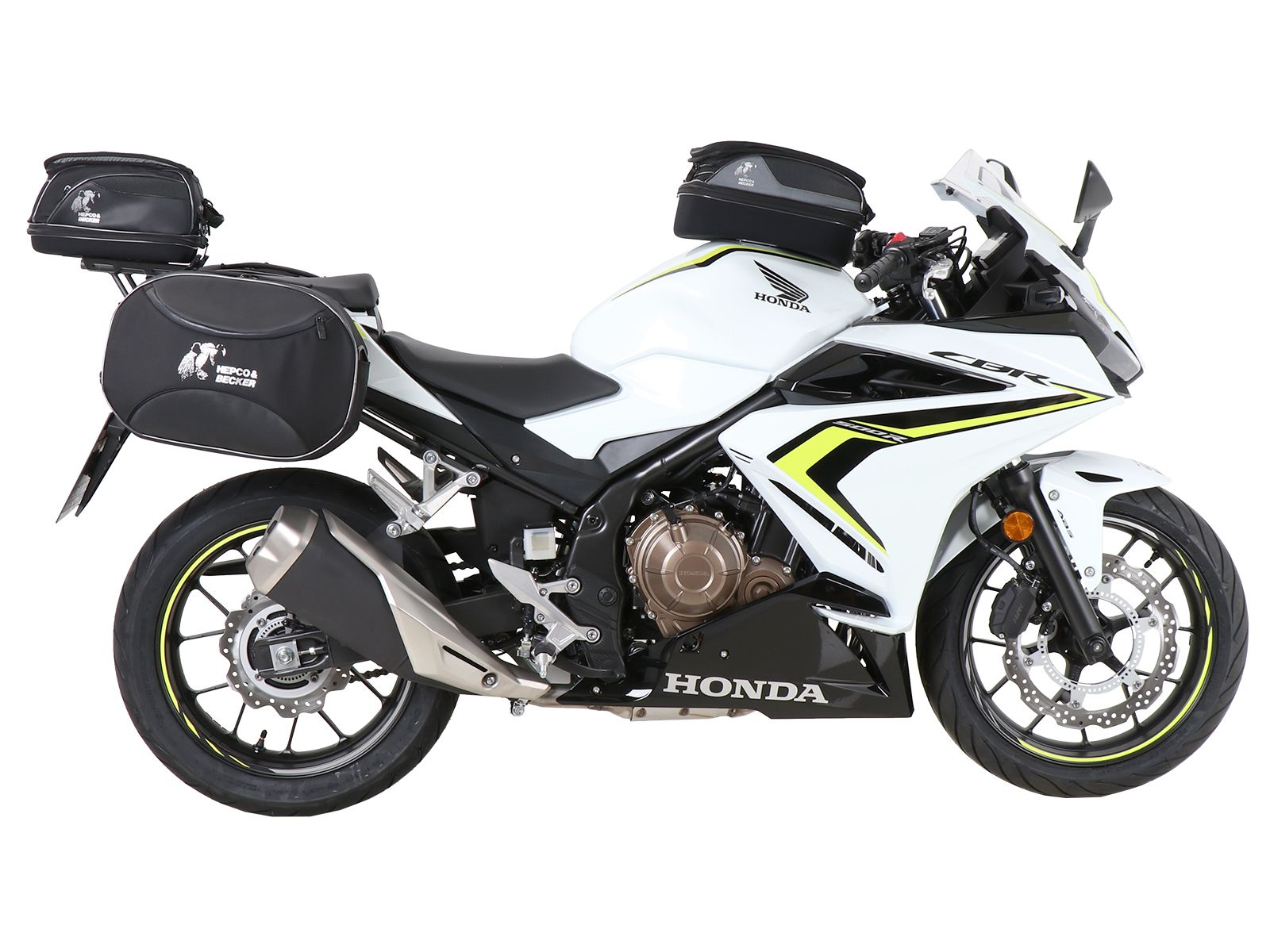 Anneau de réservoir Basic avec unité de fermeture de la sacoche de réservoir pour Honda CBR 500 R (19-23) Hepco & Becker