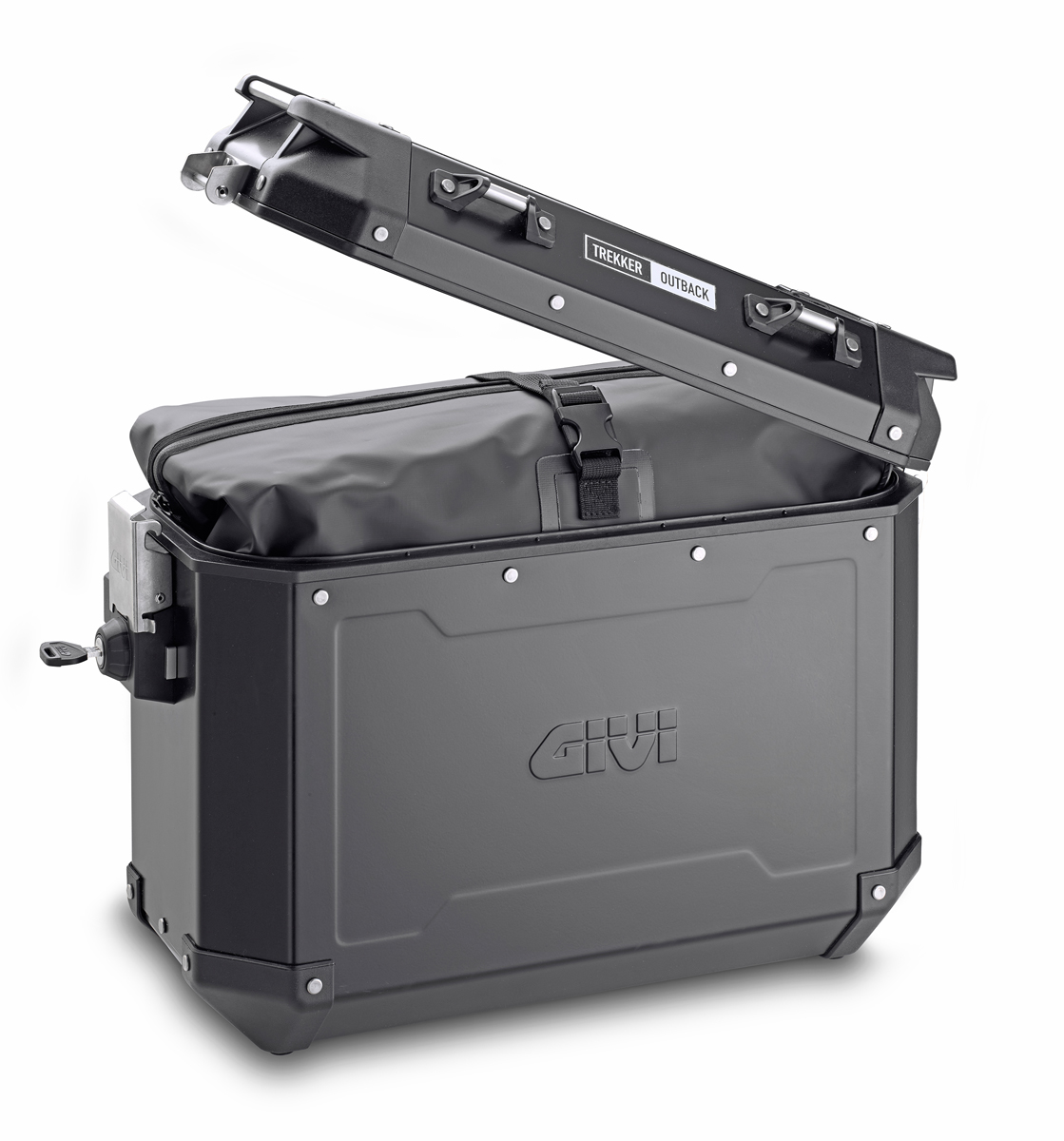 Givi Kit de valises latérales en aluminium Trekker Outback 37L noir Monokey