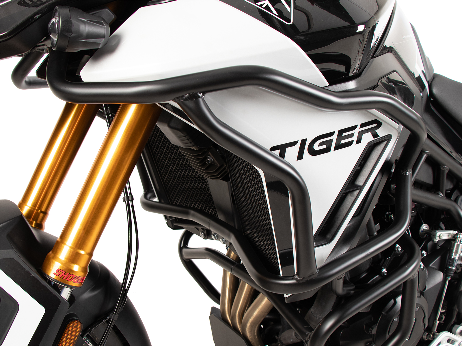 Arceau de protection du réservoir "Solid" noir pour Triumph Tiger 900 GT / Pro (24-) Hepco & Becker