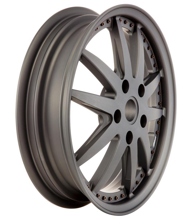 Jante Sport avant/arrière pour Vespa GTS/GTS Super/GTV/GT 60/GT/GT L/946 125-300ccm, grise mate