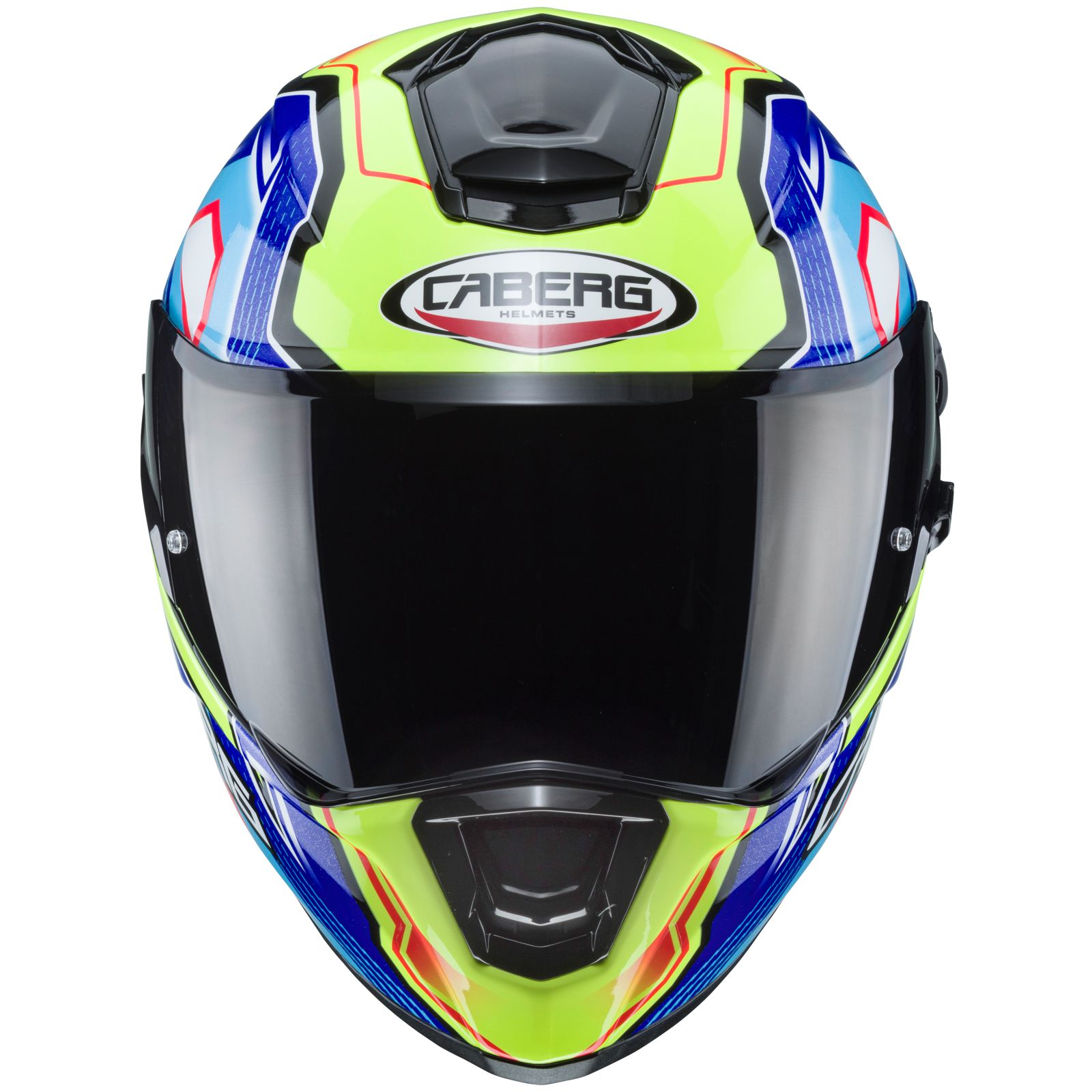 Caberg casque Drift Evo LB29, noir/bleu-fluo-jaune