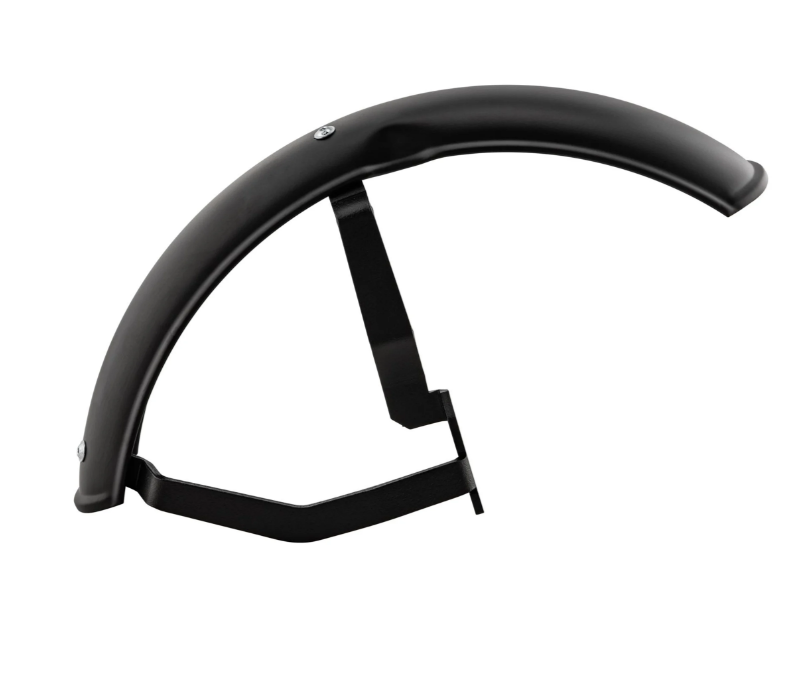 Aile 2.0 Garelli pour Vespa PX 80-200ccm, métal noir mat, support noir