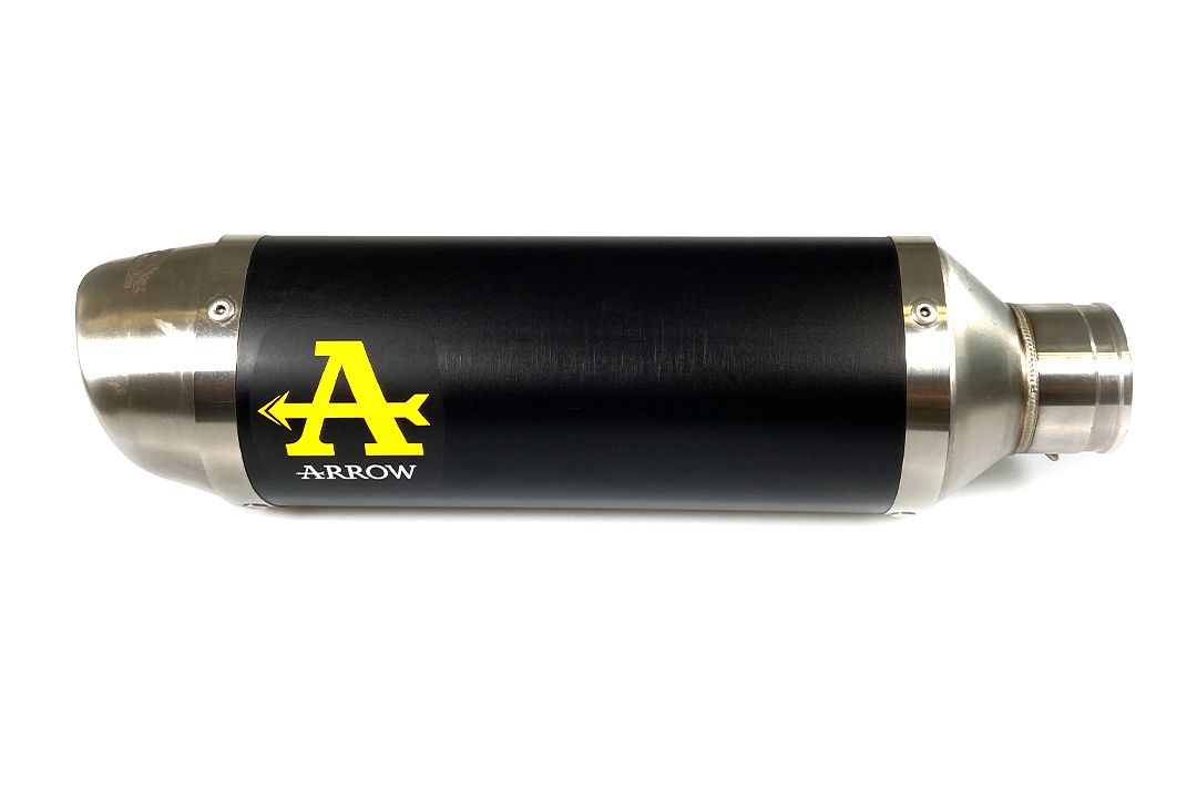ARROW pot d'échappement DARK THUNDER aluminium noir pour Yamaha MT-07 (21-)