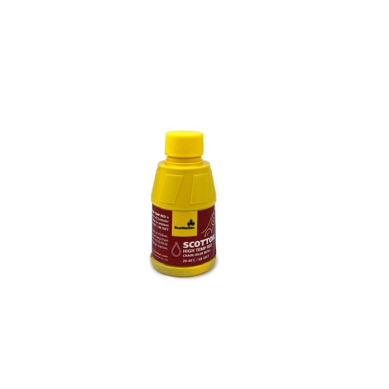 Scottoiler High Temp Red Lubricant For Chain Lubrication Systems - 125ml bottle