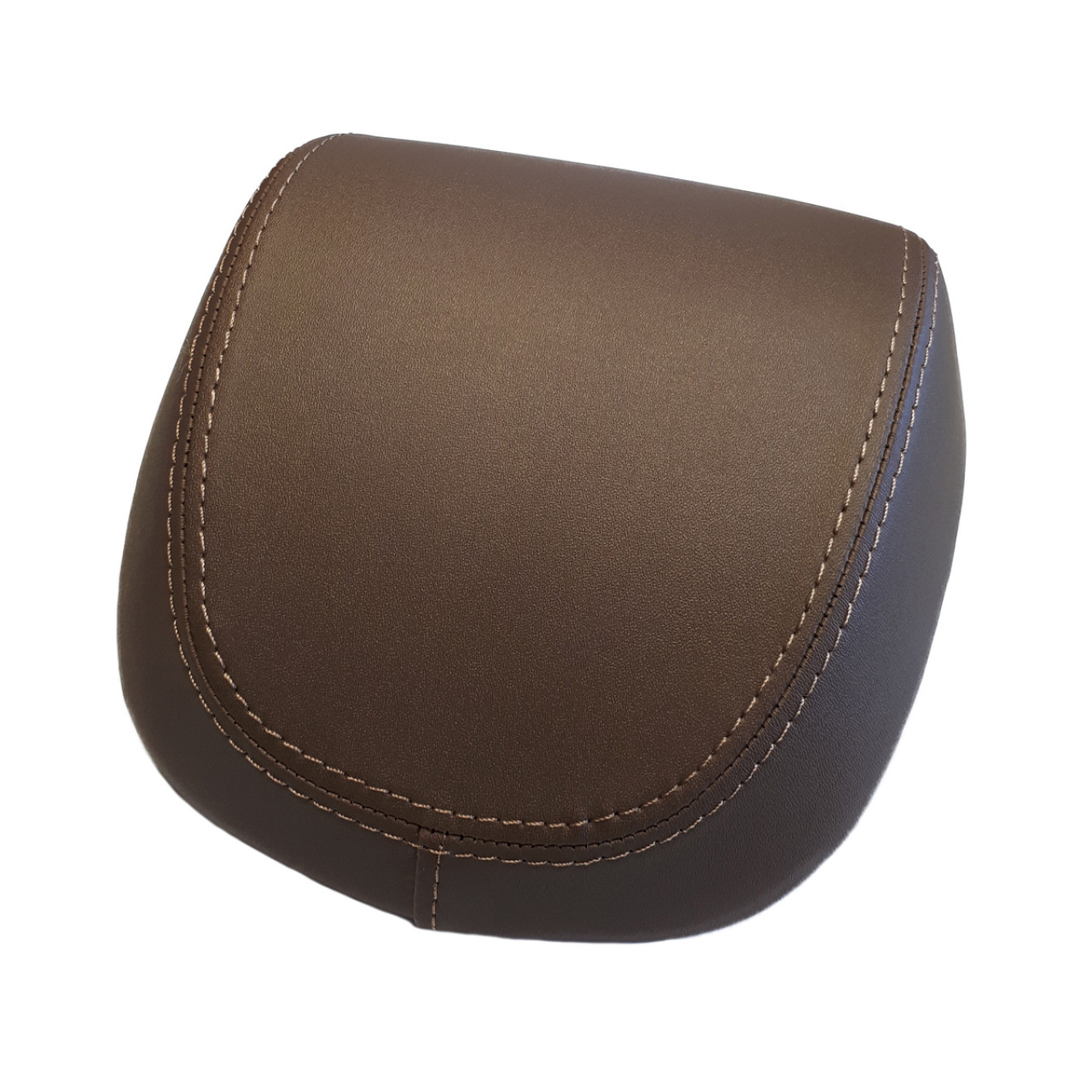 Kit top case 32L bleu (261/A), coussin dorsal marron pour Vespa Sprint / Primavera