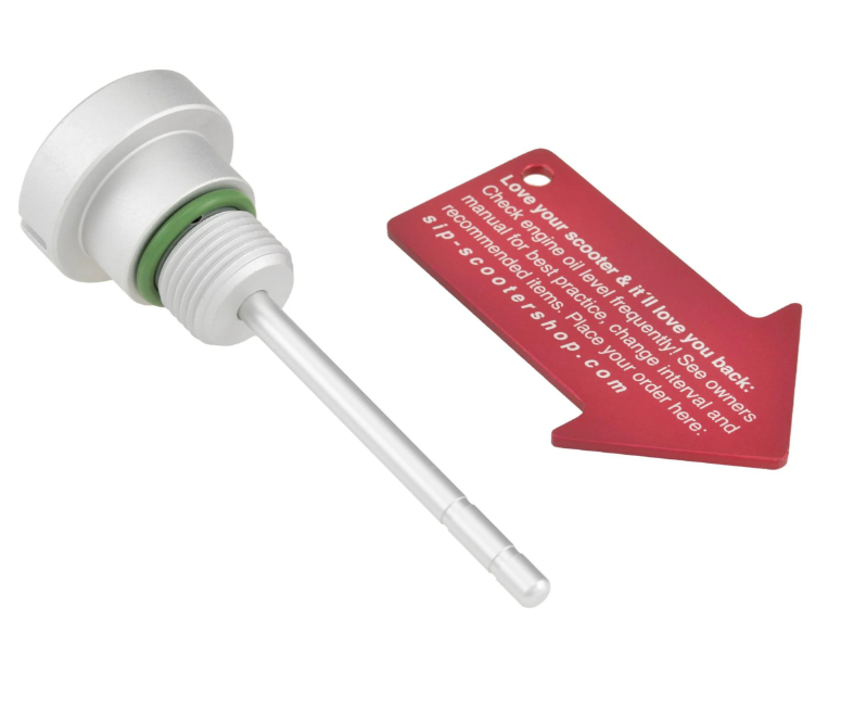 Bouchon de remplissage d'huile moteur pour Vespa GTS Super 125ccm 4T LC Euro 3 (09-16), argent mat