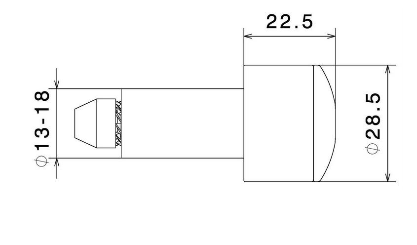 Poids de guidon RIZOMA gauche & droite pour Vespa, argent anodisé