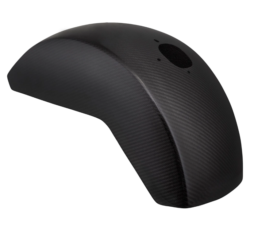 Garde-boue EVO II pour Vespa PX 80-200ccm, carbone, clair