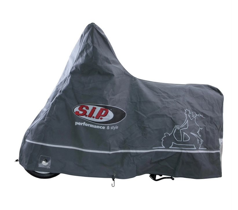 Garage pliant Indoor PREMIUM 2.0 pour Vespa ET2/ET4/LX/LXV/S/Primavera/Sprint, taille L, gris