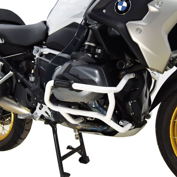 Arceau de sécurité inférieur pour BMW R 1250 GS, acier, blanc