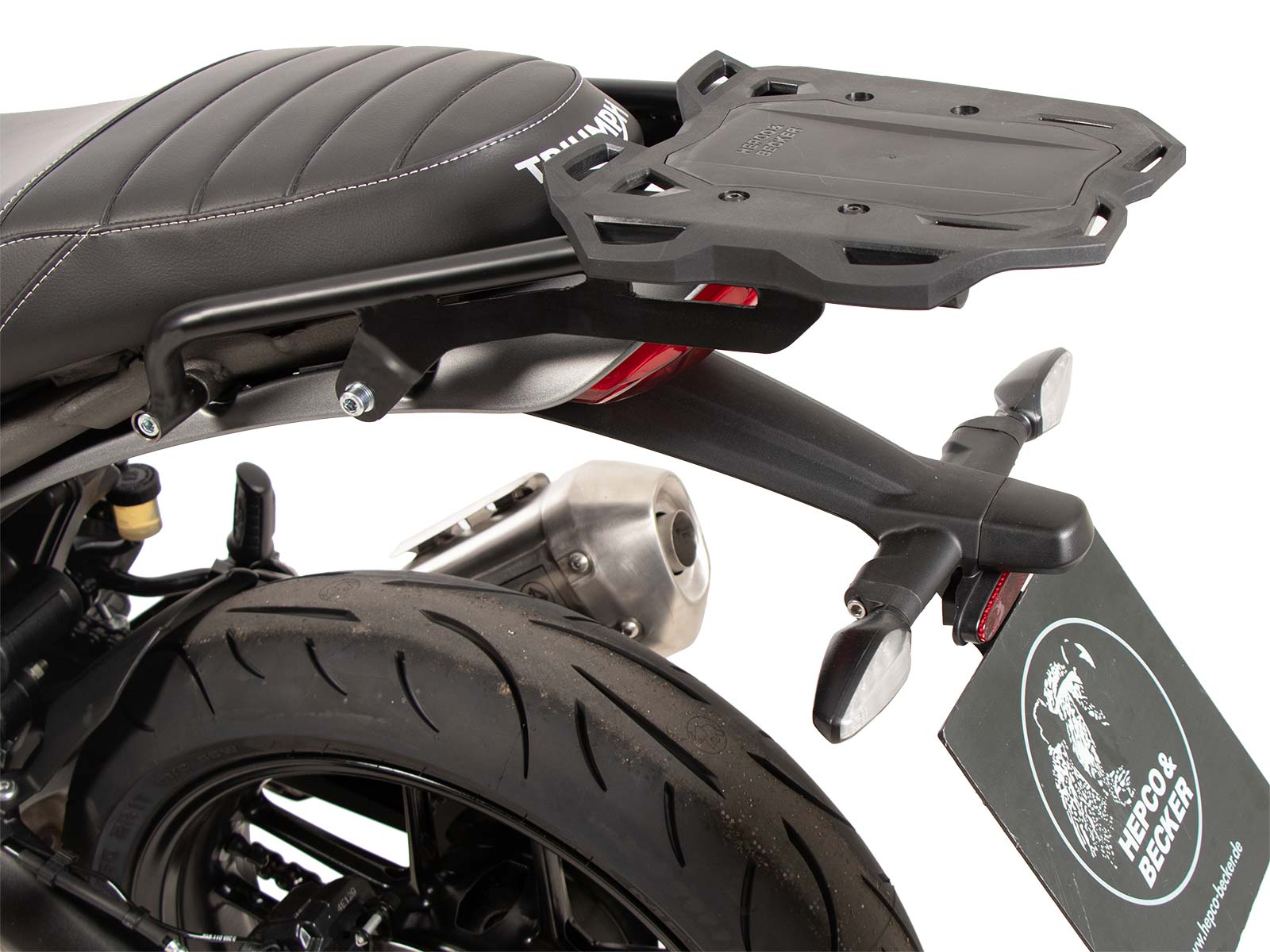 Porte-bagages arrière Smartrack noir pour Triumph Speed 400 (24-), Hepco & Becker