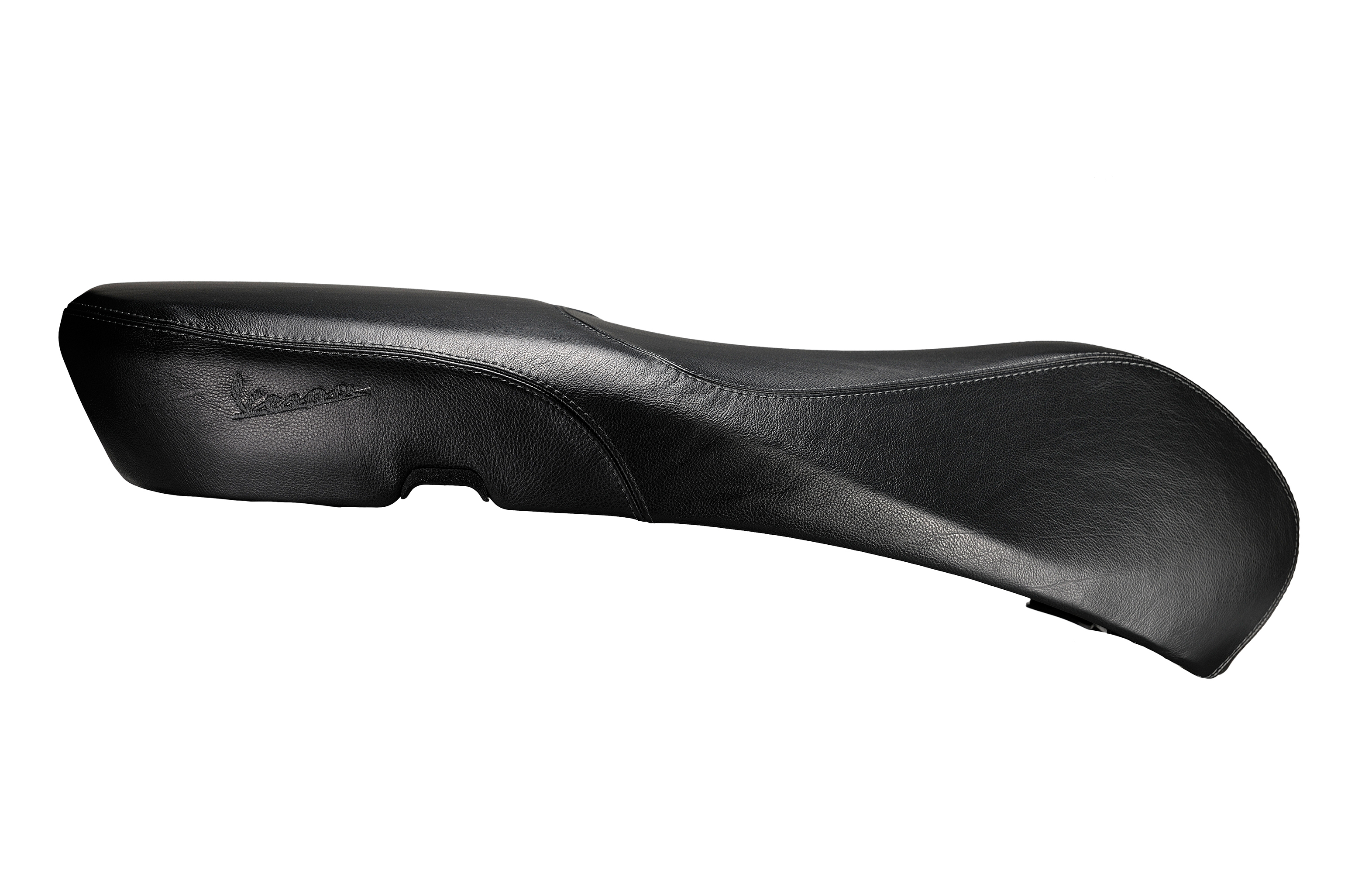 Original Vespa selle en cuir véritable pour Vespa Primavera / Sprint noir