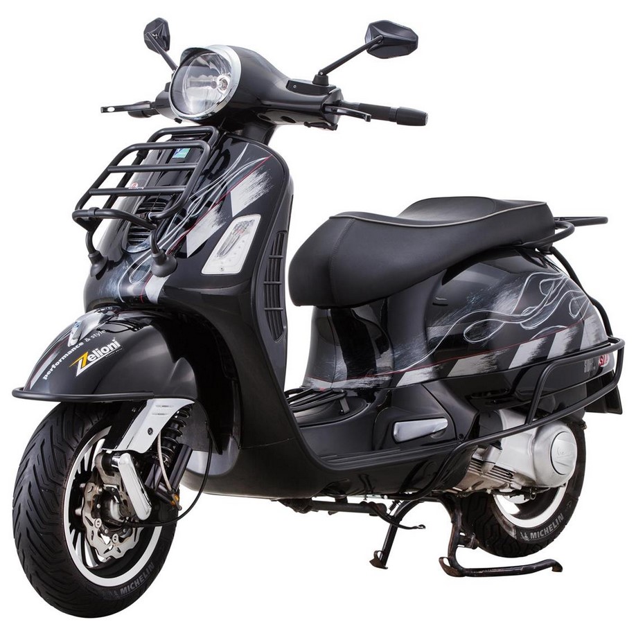 Anneau de lampe pour Vespa GTS/GTS Super/GT/GT L 125-300ccm, chrome