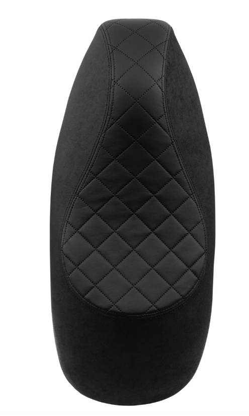 Selle sport "Black Editiont" pour Vespa GTS/GTS Super/GTV 125-300ccm (14-), noire surpiquée