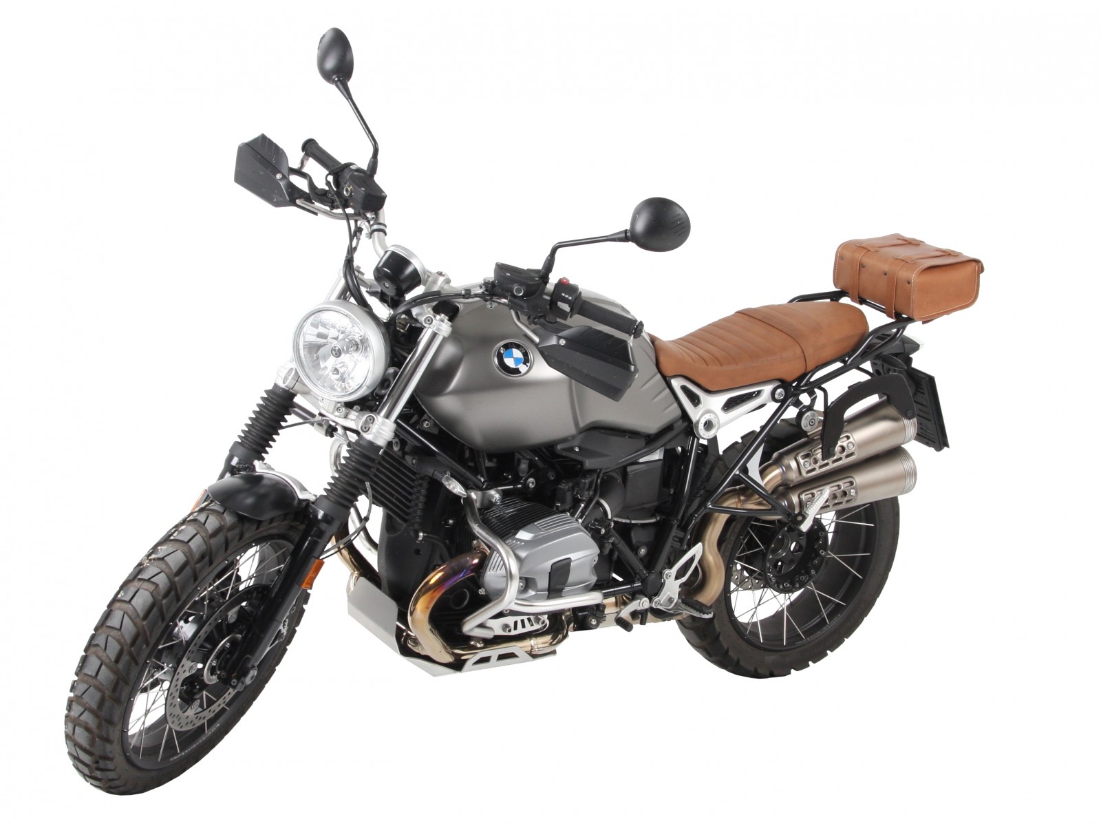 Porte-bagages tubulaire noir pour BMW R nineT (14-16) Hepco & Becker