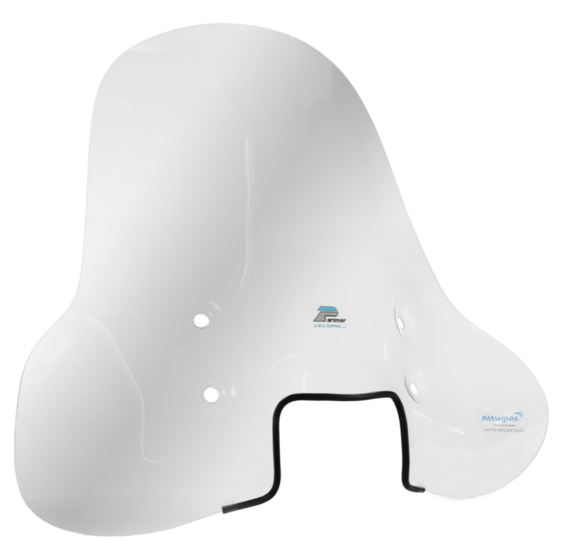Pare-brise CUPPINI haut pour Vespa S 50-150ccm, clair