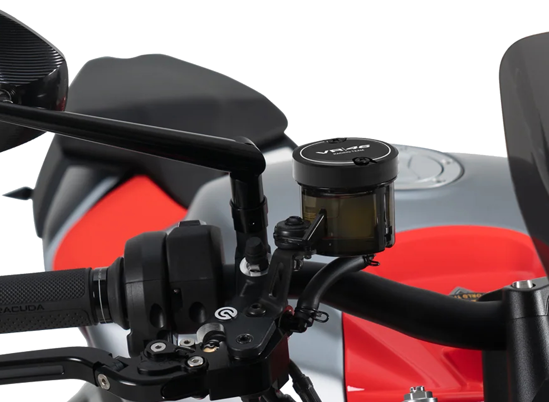 Barracuda VR|46 Racing Team Réservoir de compensation universel avec couvercle en aluminium noir