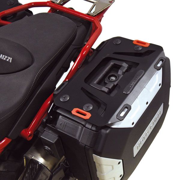 Paire de porte-bagages pour valises latérales Urban d'origine pour Moto Guzzi V85 TT