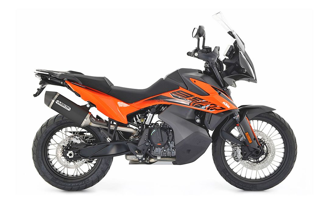 Échappement ARROW DARK RACE TECH pour KTM 790 Adventure / 890 Adventure et Husqvarna Nord 901